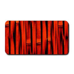 Orange Seamless Bamboo Background Medium Bar Mats by Vaneshart