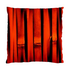 Orange Seamless Bamboo Background Standard Cushion Case (one Side) by Vaneshart