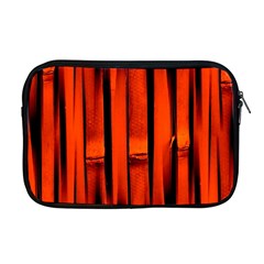 Orange Seamless Bamboo Background Apple Macbook Pro 17  Zipper Case by Vaneshart