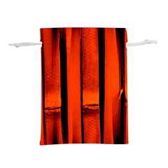 Orange Seamless Bamboo Background Lightweight Drawstring Pouch (s)