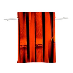 Orange Seamless Bamboo Background Lightweight Drawstring Pouch (l)