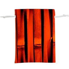 Orange Seamless Bamboo Background  Lightweight Drawstring Pouch (xl)