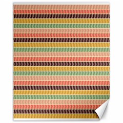 Vintage Stripes Lines Background Canvas 11  X 14  by Vaneshart