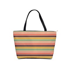 Vintage Stripes Lines Background Classic Shoulder Handbag by Vaneshart