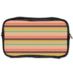 Vintage Stripes Lines Background Toiletries Bag (two Sides) by Vaneshart