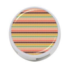 Vintage Stripes Lines Background 4-port Usb Hub (two Sides) by Vaneshart