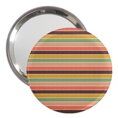 Vintage Stripes Lines Background 3  Handbag Mirrors by Vaneshart