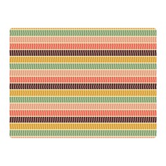 Vintage Stripes Lines Background Double Sided Flano Blanket (mini)  by Vaneshart