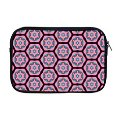 Background Pattern Tile Flower Apple Macbook Pro 17  Zipper Case by Vaneshart