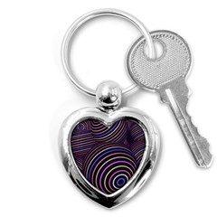 Abtract Colorful Spheres Key Chain (heart) by Vaneshart