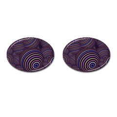 Abtract Colorful Spheres Cufflinks (oval) by Vaneshart