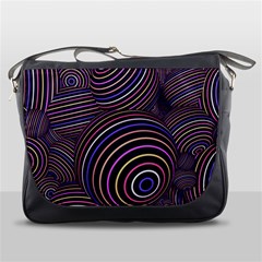 Abtract Colorful Spheres Messenger Bag by Vaneshart