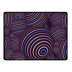 Abtract Colorful Spheres Double Sided Fleece Blanket (small)  by Vaneshart