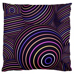 Abtract Colorful Spheres Standard Flano Cushion Case (two Sides) by Vaneshart