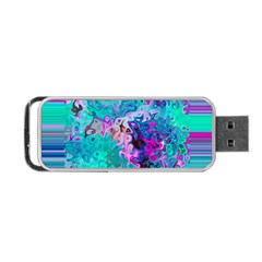 Background Texture Pattern Portable Usb Flash (one Side) by Vaneshart