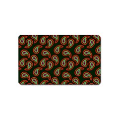 Seamless Paisley Pattern Magnet (name Card)