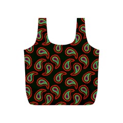 Seamless Paisley Pattern Full Print Recycle Bag (s) by Vaneshart