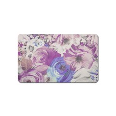 Floral Vintage Wallpaper Pattern Magnet (name Card) by Vaneshart