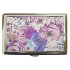 Floral Vintage Wallpaper Pattern Cigarette Money Case by Vaneshart