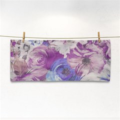 Floral Vintage Wallpaper Pattern Hand Towel by Vaneshart