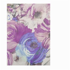 Floral Vintage Wallpaper Pattern Large Garden Flag (two Sides) by Vaneshart