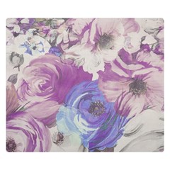 Floral Vintage Wallpaper Pattern Double Sided Flano Blanket (small)  by Vaneshart