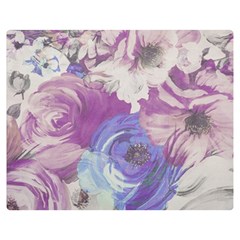 Floral Vintage Wallpaper Pattern Double Sided Flano Blanket (medium)  by Vaneshart