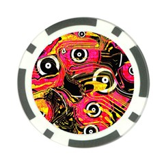 Abstract Clutter Poker Chip Card Guard (10 Pack) by Vaneshart