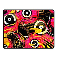 Abstract Clutter Fleece Blanket (small) by Vaneshart