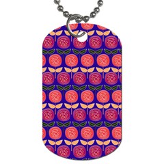 Vector Flower Floral Dog Tag (one Side) by Vaneshart