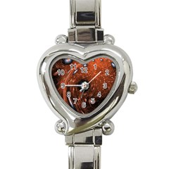 Peacock World Heart Italian Charm Watch by Vaneshart