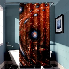 Peacock World Shower Curtain 36  X 72  (stall)  by Vaneshart