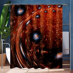 Peacock World Shower Curtain 60  X 72  (medium)  by Vaneshart