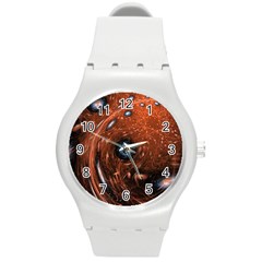 Peacock World Round Plastic Sport Watch (m) by Vaneshart