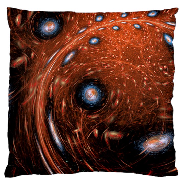 Peacock World Large Flano Cushion Case (One Side)