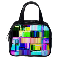 Glitch Art Abstract Classic Handbag (one Side) by Vaneshart