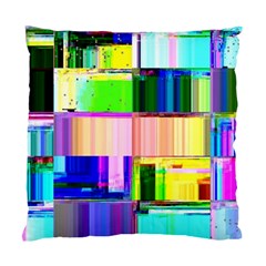 Glitch Art Abstract Standard Cushion Case (one Side) by Vaneshart