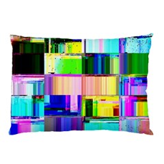 Glitch Art Abstract Pillow Case (two Sides) by Vaneshart