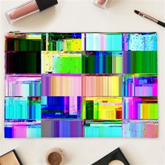 Glitch Art Abstract Cosmetic Bag (xxl) by Vaneshart