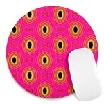 Abstract Clutter Round Mousepads Front