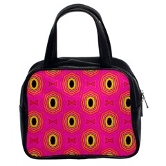 Abstract Clutter Classic Handbag (two Sides) by Vaneshart