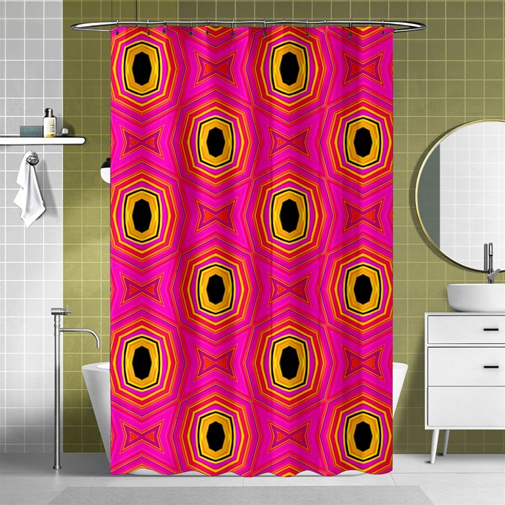 Abstract Clutter Shower Curtain 48  x 72  (Small) 