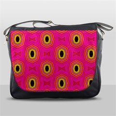 Abstract Clutter Messenger Bag by Vaneshart