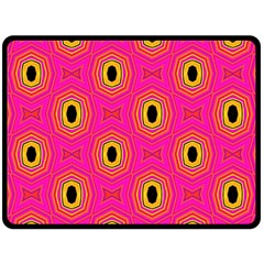 Abstract Clutter Double Sided Fleece Blanket (large)  by Vaneshart