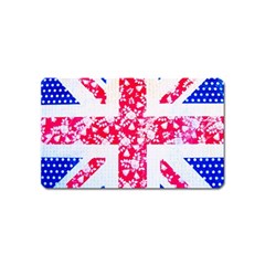 British Flag Abstract Magnet (name Card) by Vaneshart