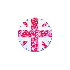 British Flag Abstract Golf Ball Marker (4 Pack) by Vaneshart