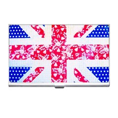 British Flag Abstract Business Card Holder by Vaneshart