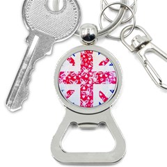 British Flag Abstract Bottle Opener Key Chain by Vaneshart