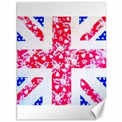 British Flag Abstract Canvas 36  X 48  by Vaneshart