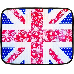 British Flag Abstract Fleece Blanket (mini) by Vaneshart